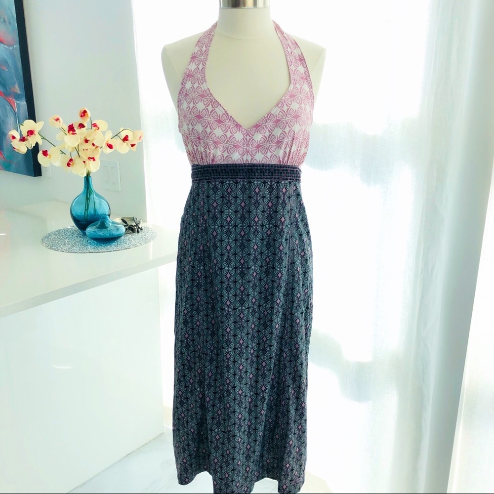 Athleta Pack Everywhere Butterfly Halter Dress 14T